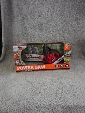 Child Toy Chain Saw With Blood On It, Halloween Accessories